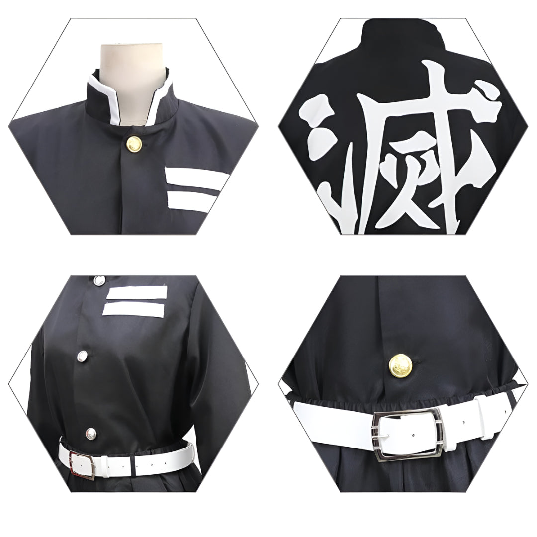 Halloween Costume Anime Warrior Kimono Cosplay Outfit