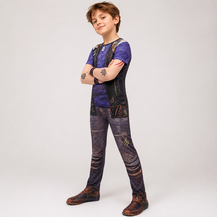 Halloween Costume Kids Zombie Jumpsuit Party Outfit
