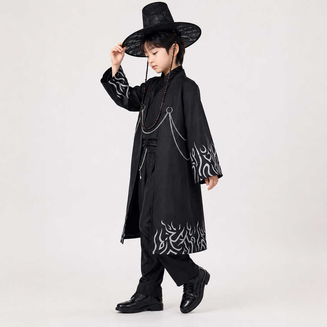 Halloween Costume Korean Hanbok Cosplay Party Outfit