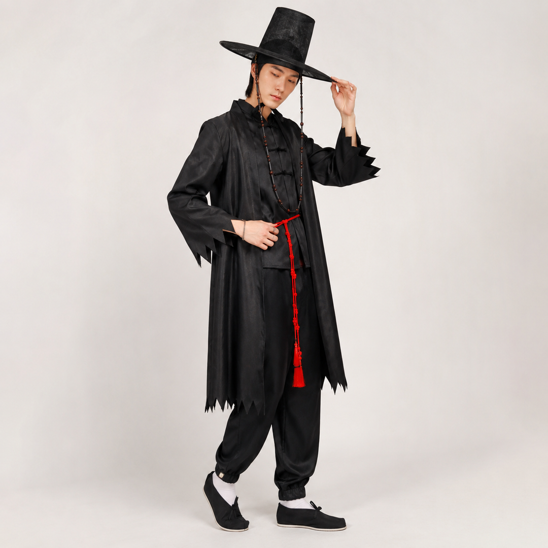Halloween Costume Korean Hanbok Cosplay Party Outfit