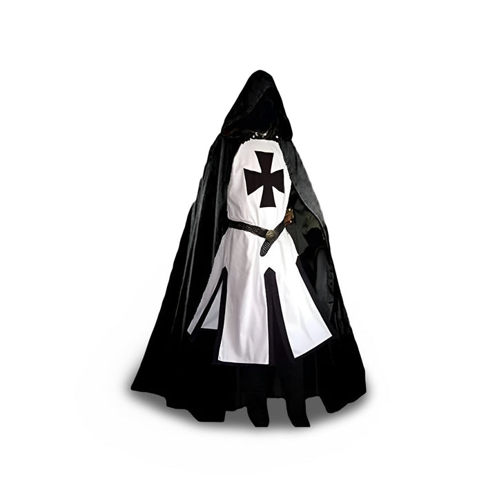 Halloween Costume Medieval Knight Cloak Cosplay Outfit