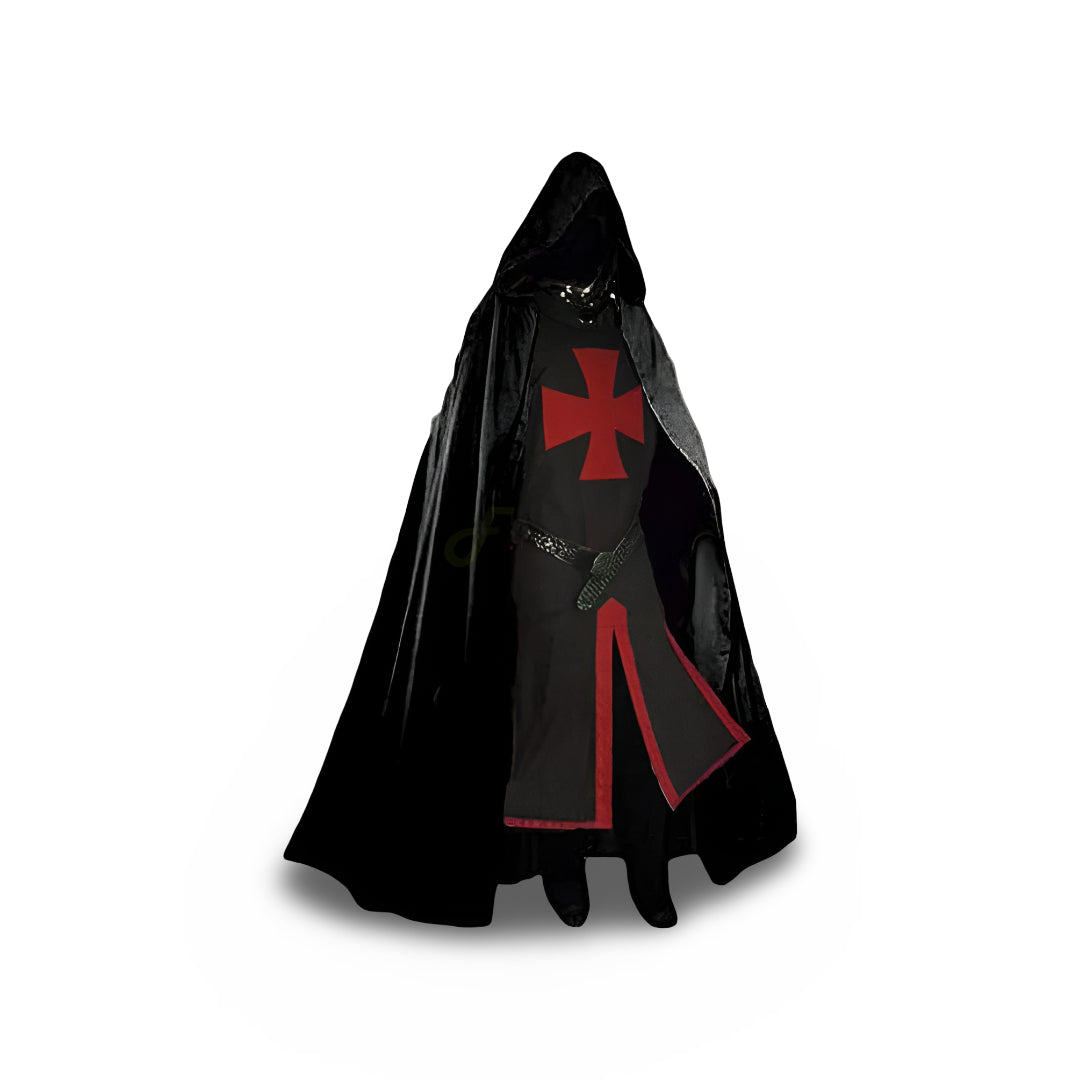 Halloween Costume Medieval Knight Cloak Cosplay Outfit
