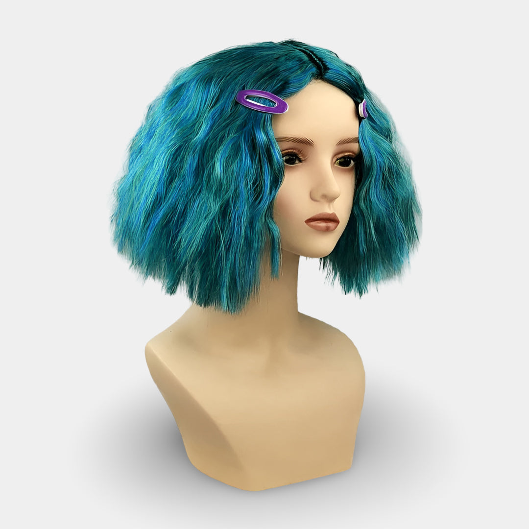 Halloween Costume Polka Dot Dress Wig Cosplay Outfit
