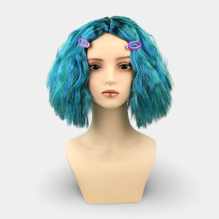 Halloween Costume Polka Dot Dress Wig Cosplay Outfit