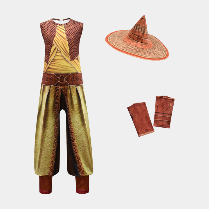 Halloween Costume Witch Cape Hat Party Outfit
