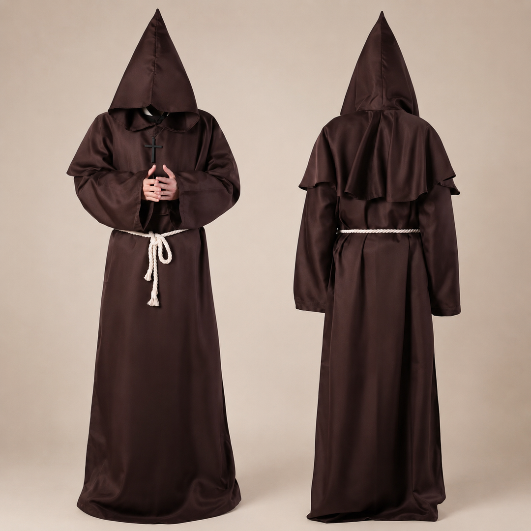 Halloween Costumes Womens Nun Robe Dress Up Outfit