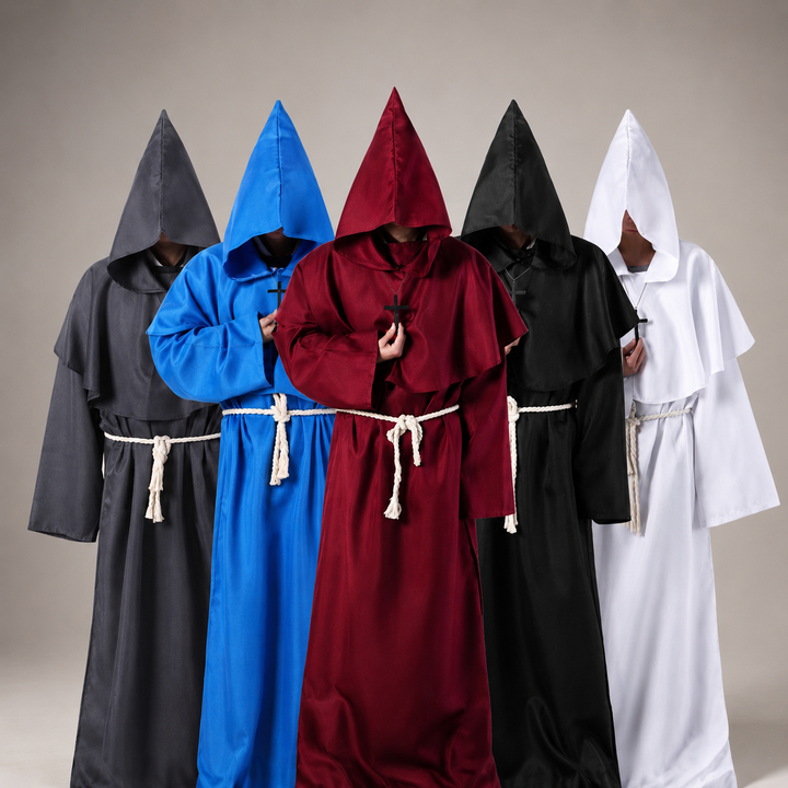 Halloween Costumes Womens Nun Robe Dress Up Outfit