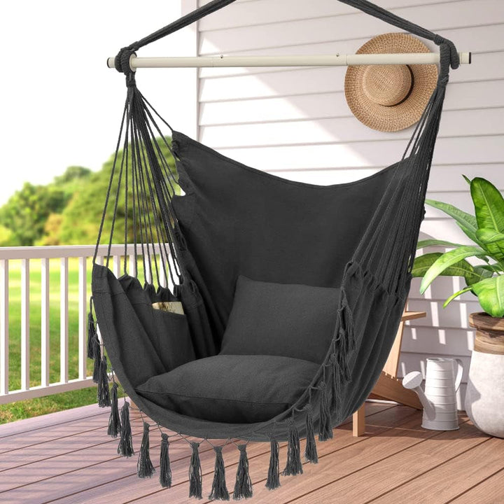 Hammock Chair Hanging Swing Seat Indoor Outdoor
