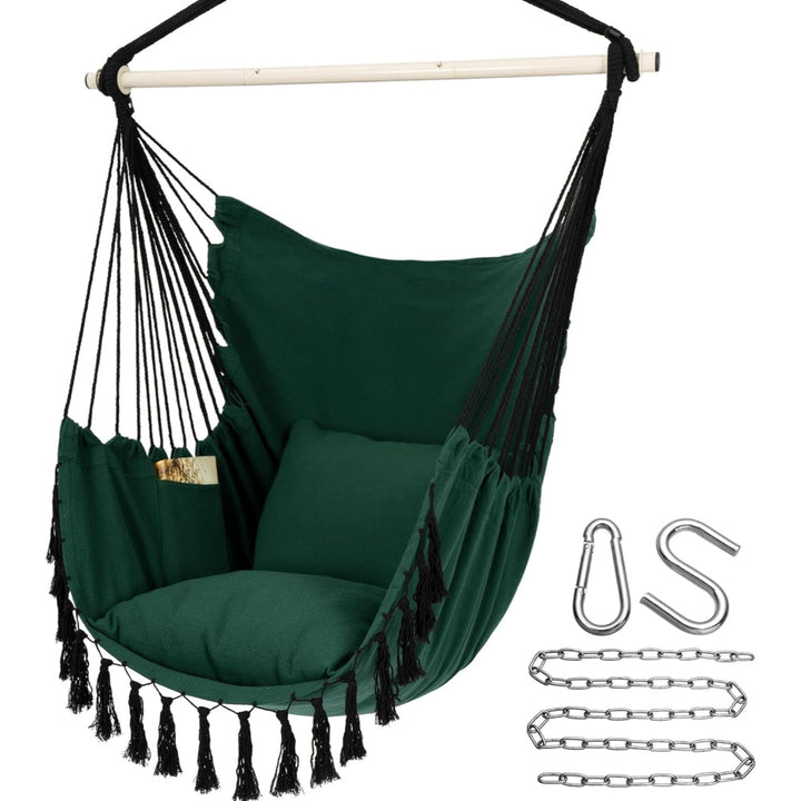 Hammock Chair Hanging Swing Seat Indoor Outdoor
