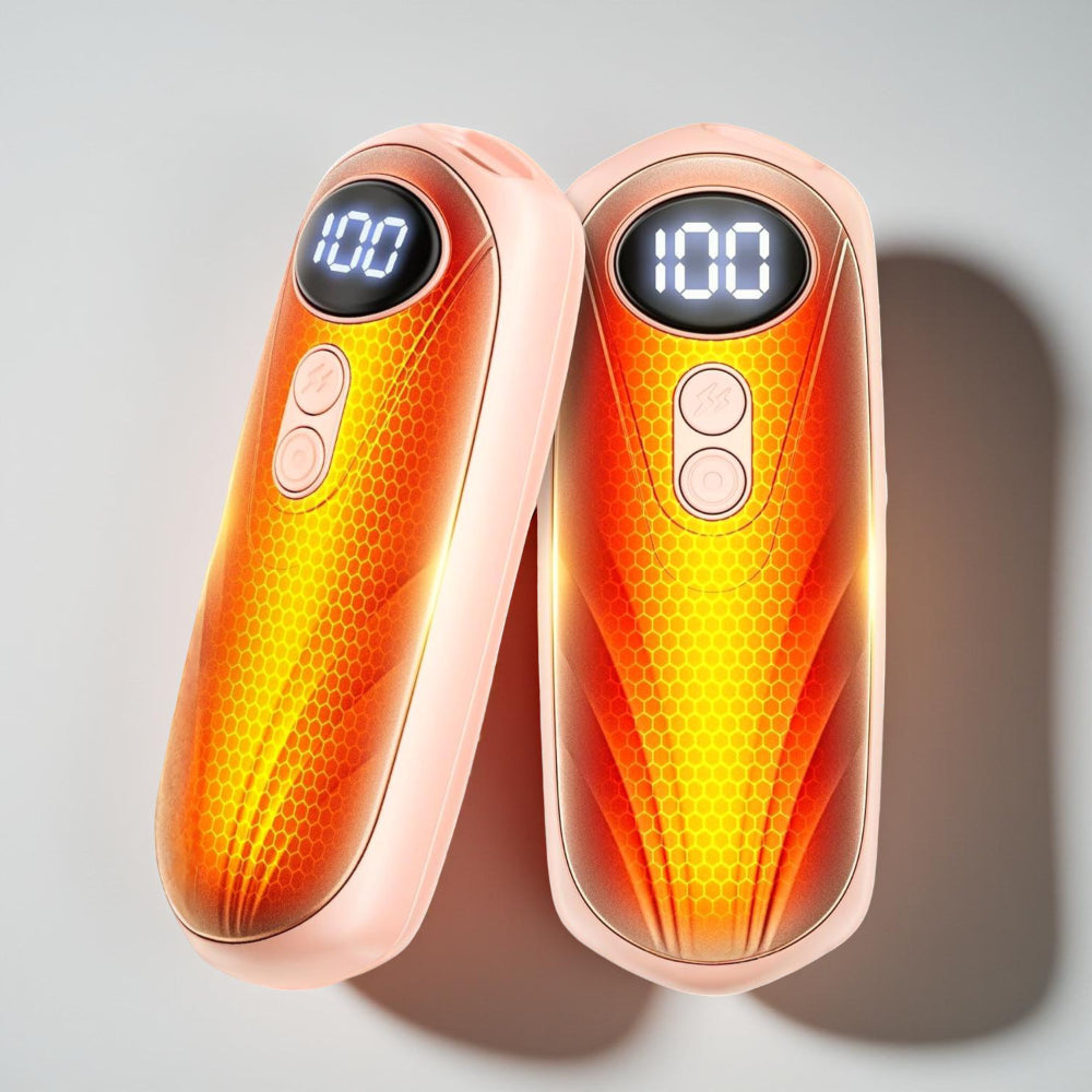 Hand Warmers Rechargeable LED Pocket Heater Set