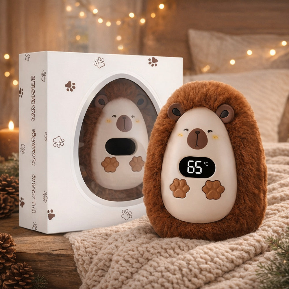 Hand Warmers Rechargeable Plush Pocket Heater With LCD Display