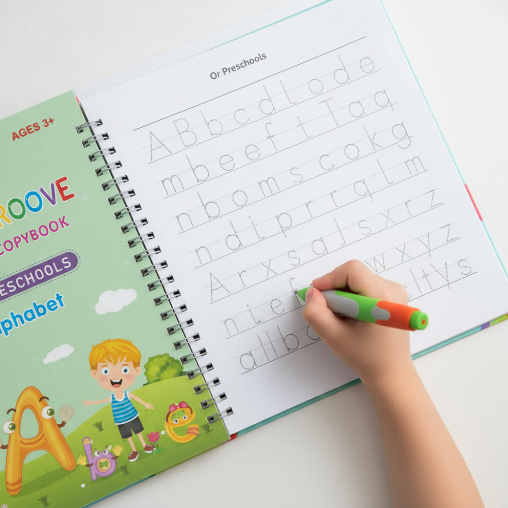 Handwriting Practice Workbook Set Kids Learning
