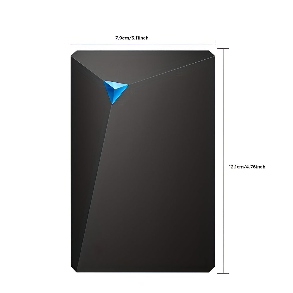 Hard Drive Portable External USB Storage Device Slim Design