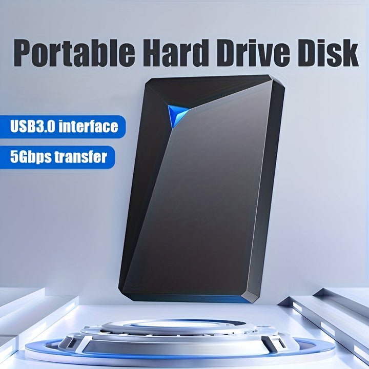Hard Drive Portable External USB Storage Device Slim Design