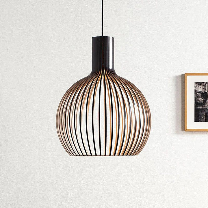 Handcrafted Wooden Pendant Light | Natural Scandinavian Design