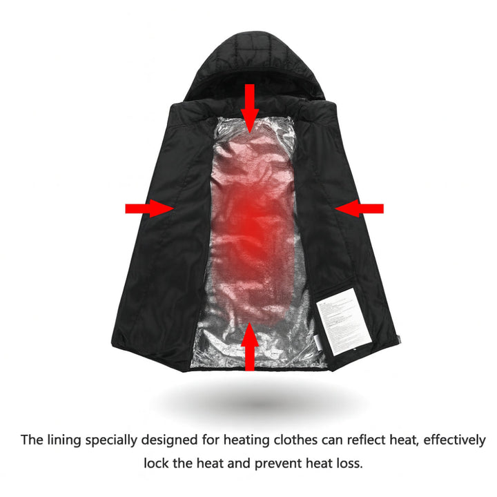 Heated Winter Gear Jacket Outdoor Warming Layer