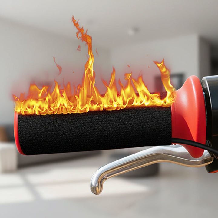 Heated Handlebar Grips Motorcycles USB Powered Temperature Control