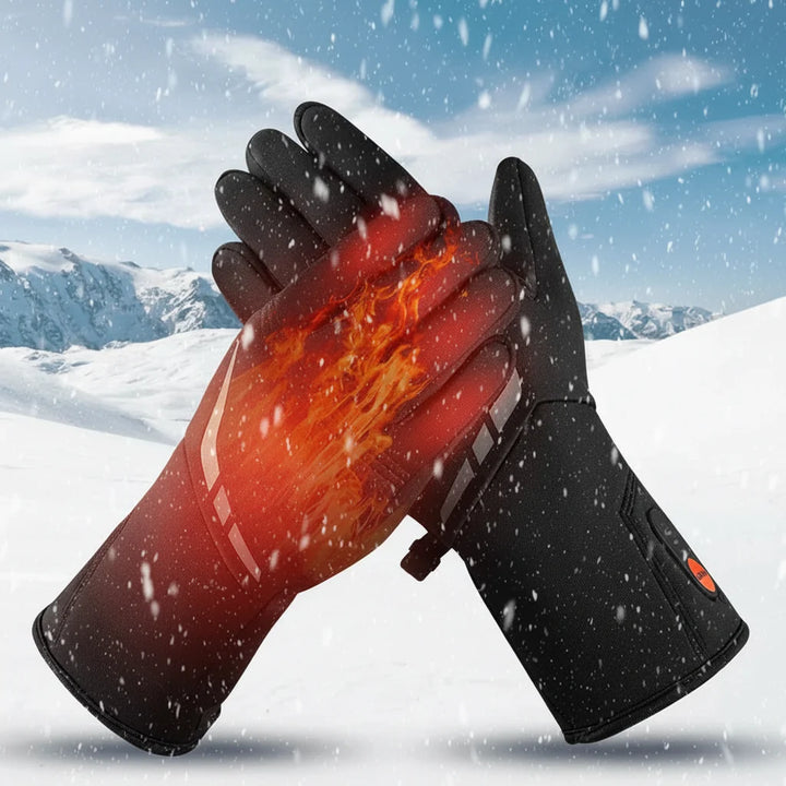 Heated Gloves Battery Powered Waterproof Touchscreen Winter Gloves