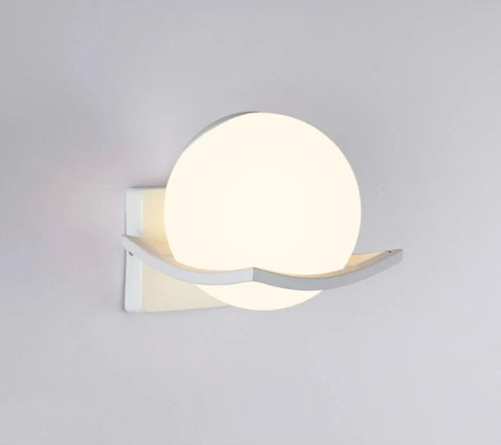 Makar Wall Light | Modern European Glass Globe Sconce