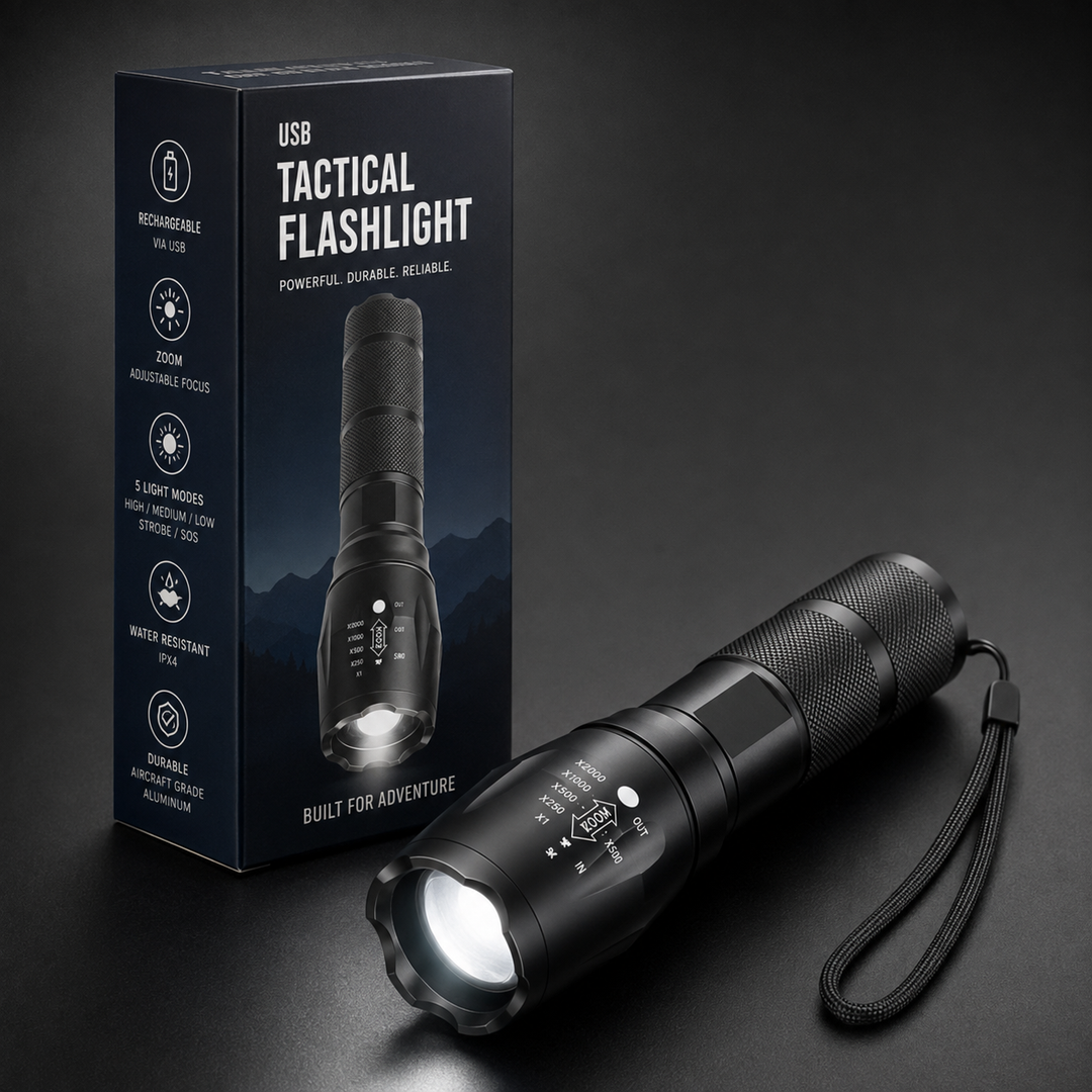 High Power Flashlight LED Tactical Waterproof Multi Mode