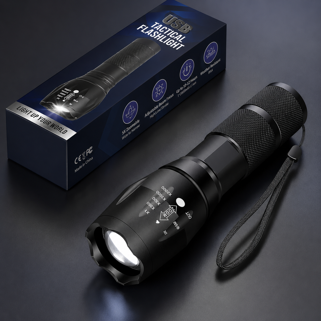 High Power Flashlight LED Tactical Waterproof Multi Mode