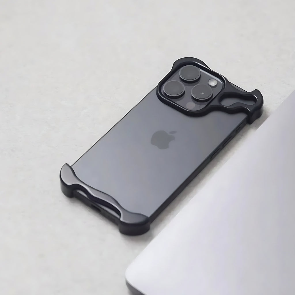 Phone Case Slim Titanium Alloy Protective Magnetic Cover