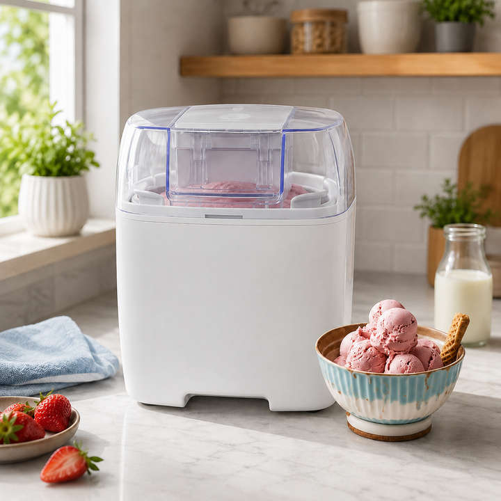 Ice Cream Maker Machine Homemade Frozen Dessert Bowl