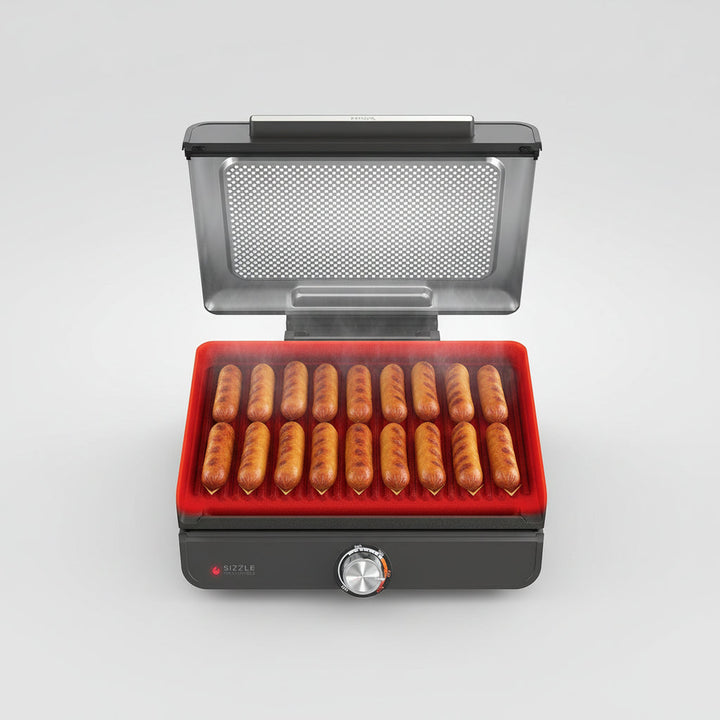 Indoor Grill Griddle 500°F Nonstick Plate Family Meals