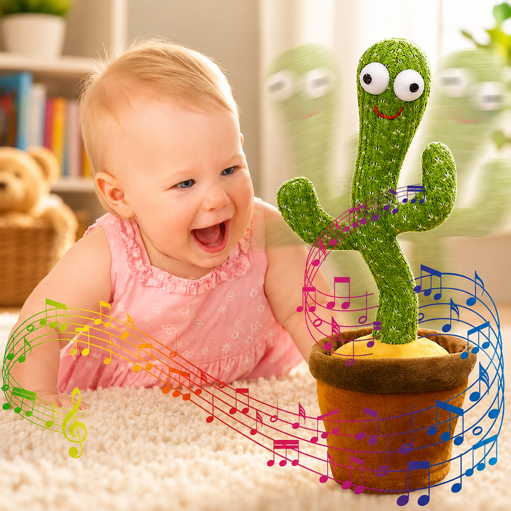 Interactive Toy Dancing Talking Cactus Toy Singing Plush