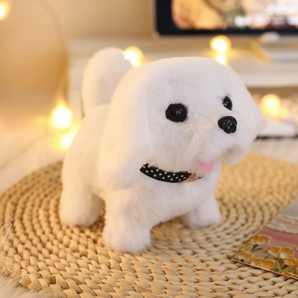 Interactive Dog Toy Plush Puppy Walking Barking Actions