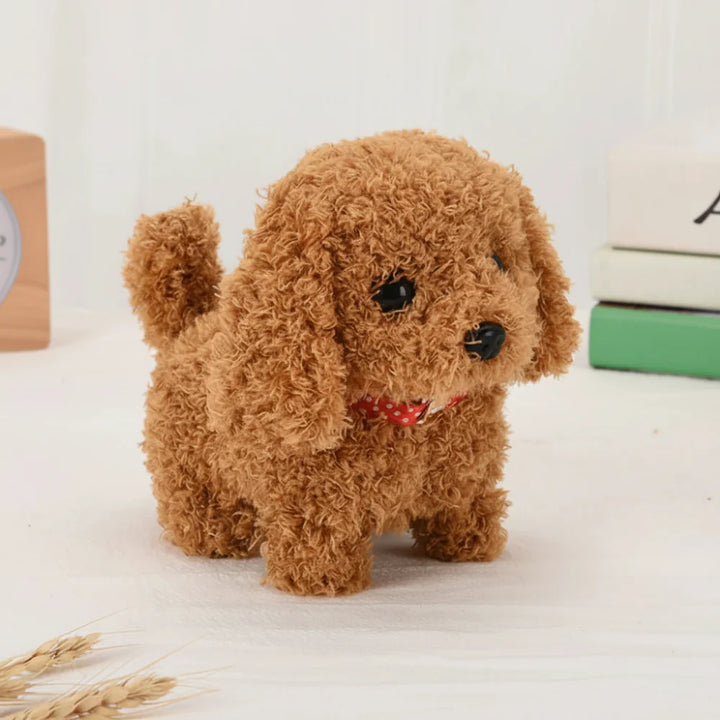 Interactive Dog Toy Plush Puppy Walking Barking Actions
