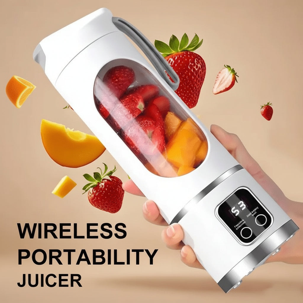 Blender Cup Portable USB Rechargeable Smoothie Juicer Bottle