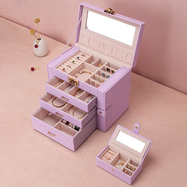 Jewellery Box Organizer Mothers Day Large Storage Case Drawers