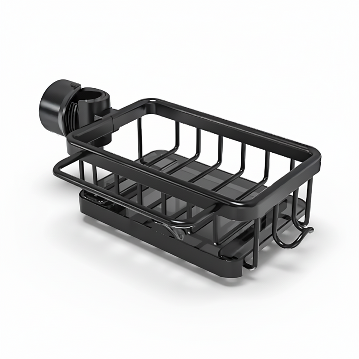 Kitchen Sink Organizer Aluminum Storage Basket Fast Drain Design