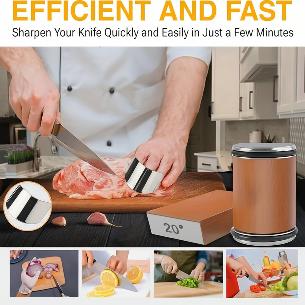 Knife Sharpener Magnetic Angle Diamond Stone Set