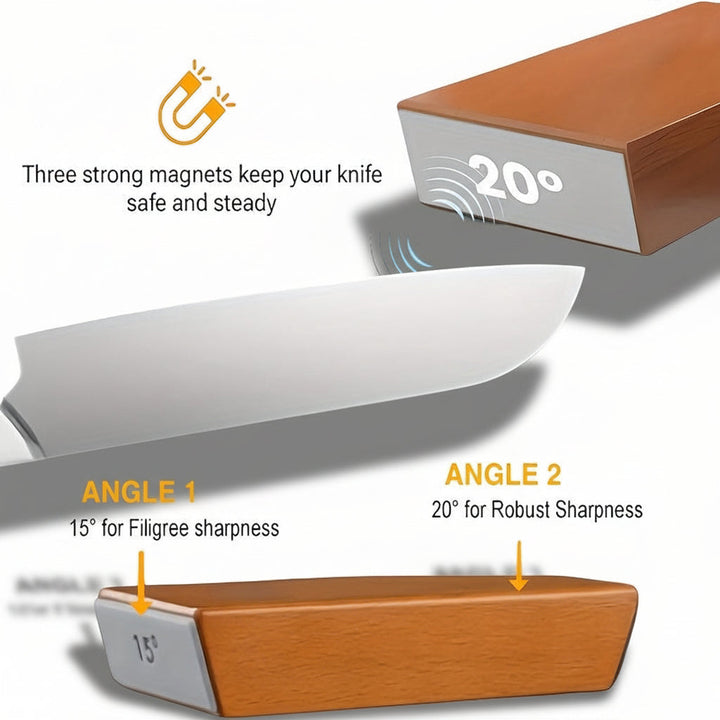 Knife Sharpener Magnetic Angle Diamond Stone Set