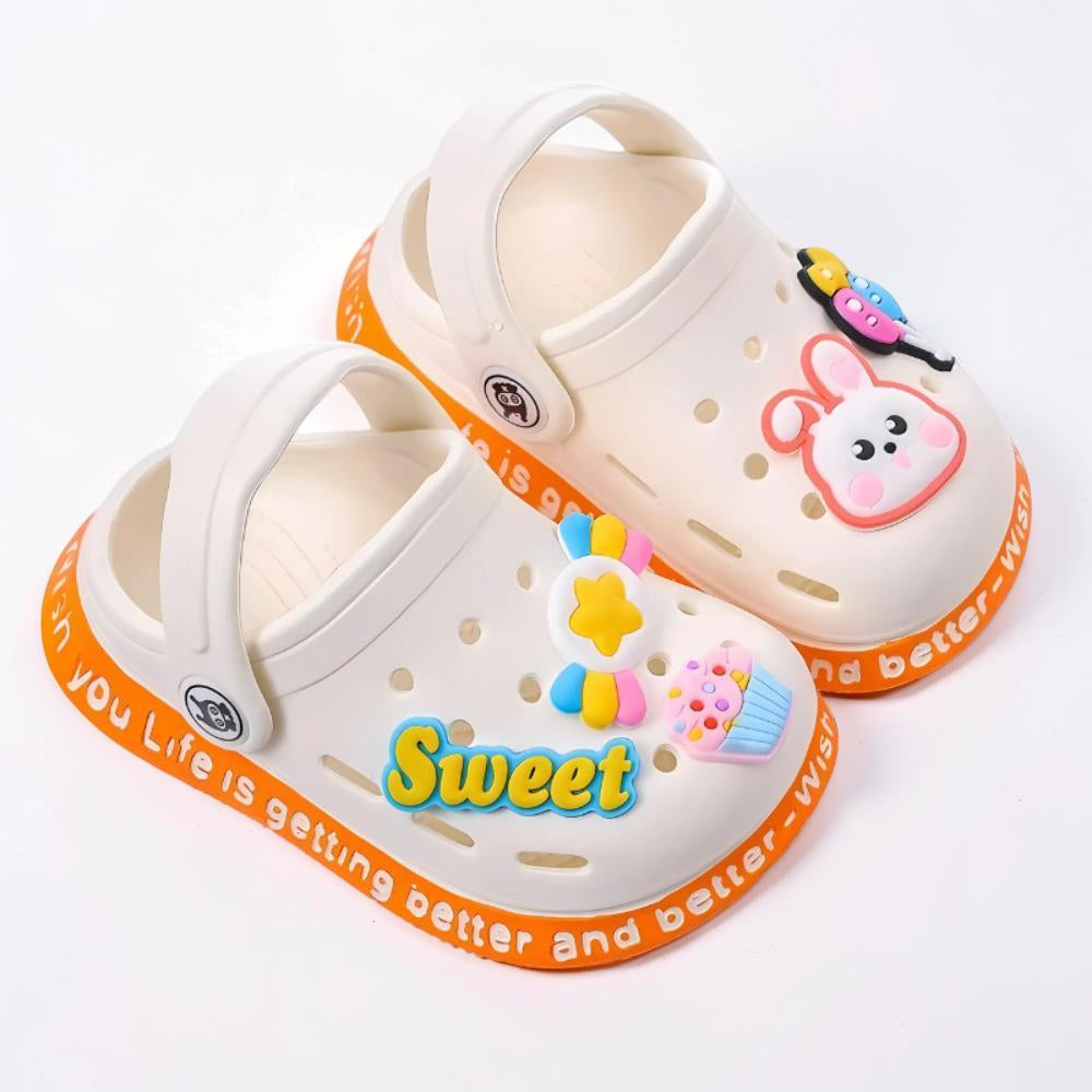 Kids Clogs Cartoon Slip On Garden Sandals Toddler Shoes
