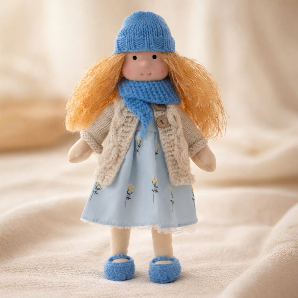 Kids Doll Toy Baby Doll Handmade Play Companion Gift Toy