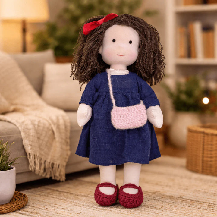 Kids Doll Toy Baby Doll Handmade Play Companion Gift Toy