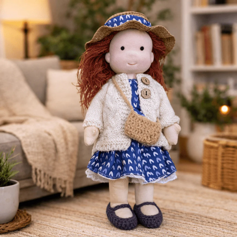 Kids Doll Toy Baby Doll Handmade Play Companion Gift Toy