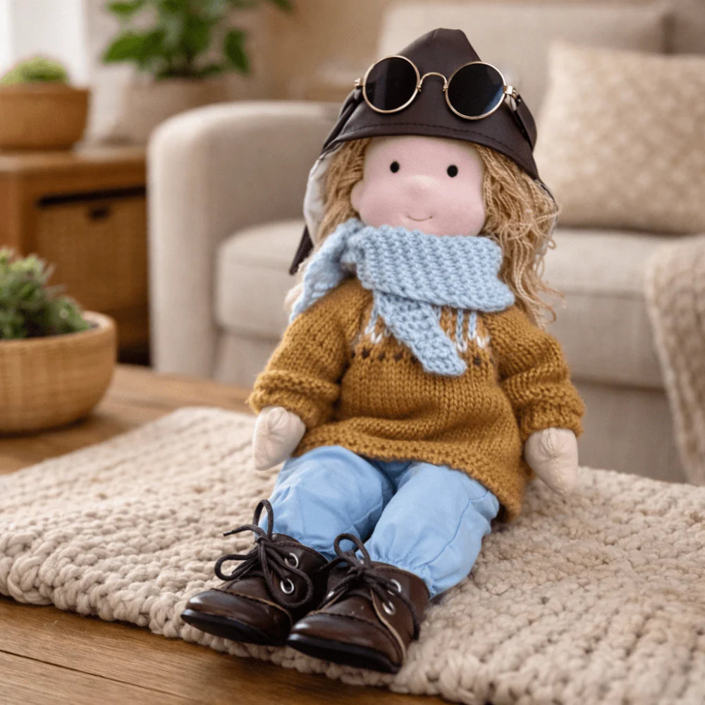 Kids Doll Toy Baby Doll Handmade Play Companion Gift Toy
