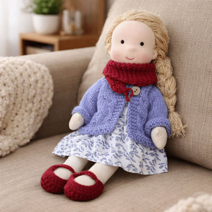 Kids Doll Toy Baby Doll Handmade Play Companion Gift Toy
