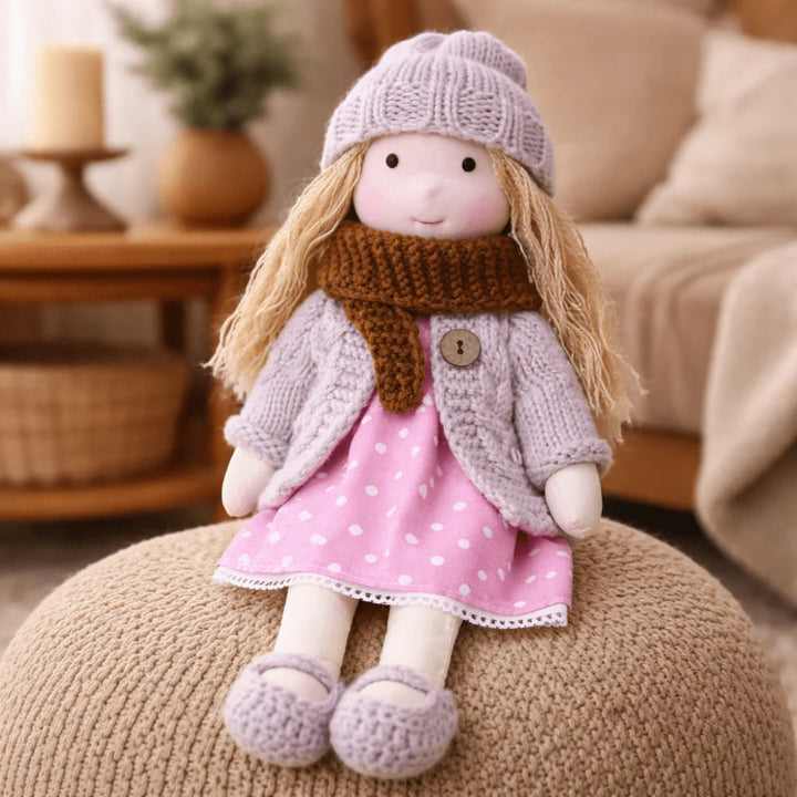 Kids Doll Toy Baby Doll Handmade Play Companion Gift Toy