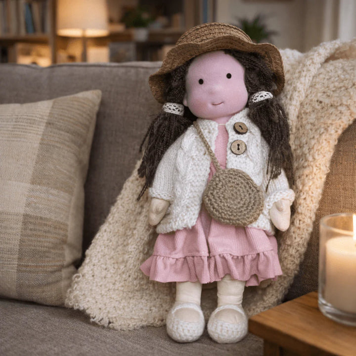 Kids Doll Toy Baby Doll Handmade Play Companion Gift Toy