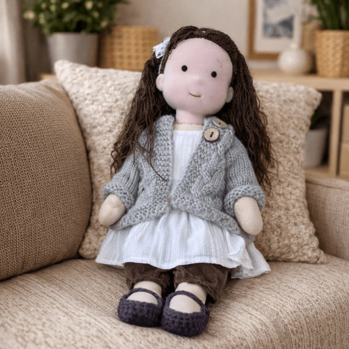 Kids Doll Toy Baby Doll Handmade Play Companion Gift Toy