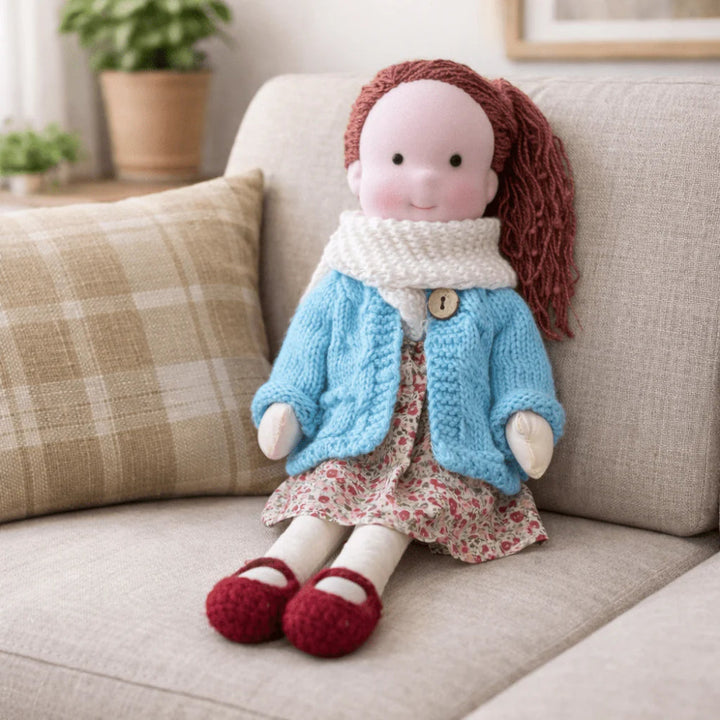 Kids Doll Toy Baby Doll Handmade Play Companion Gift Toy
