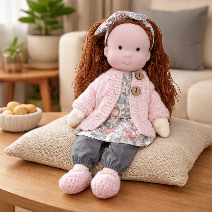 Kids Doll Toy Baby Doll Handmade Play Companion Gift Toy