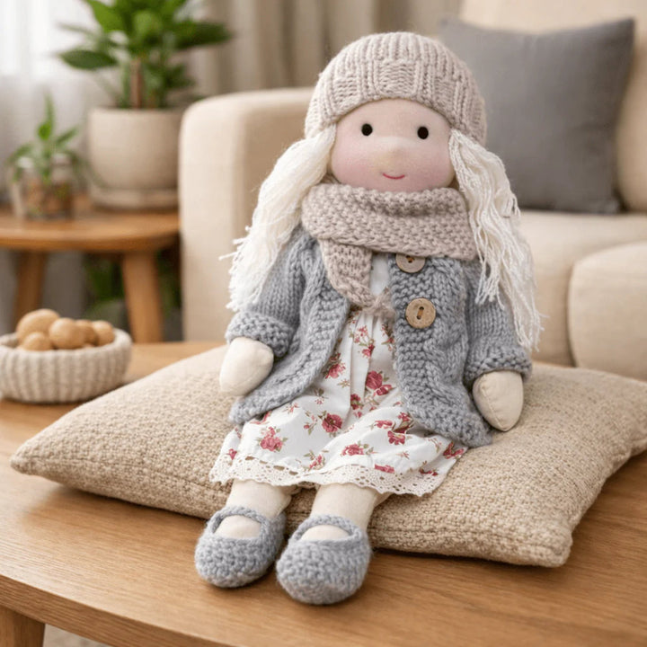 Kids Doll Toy Baby Doll Handmade Play Companion Gift Toy