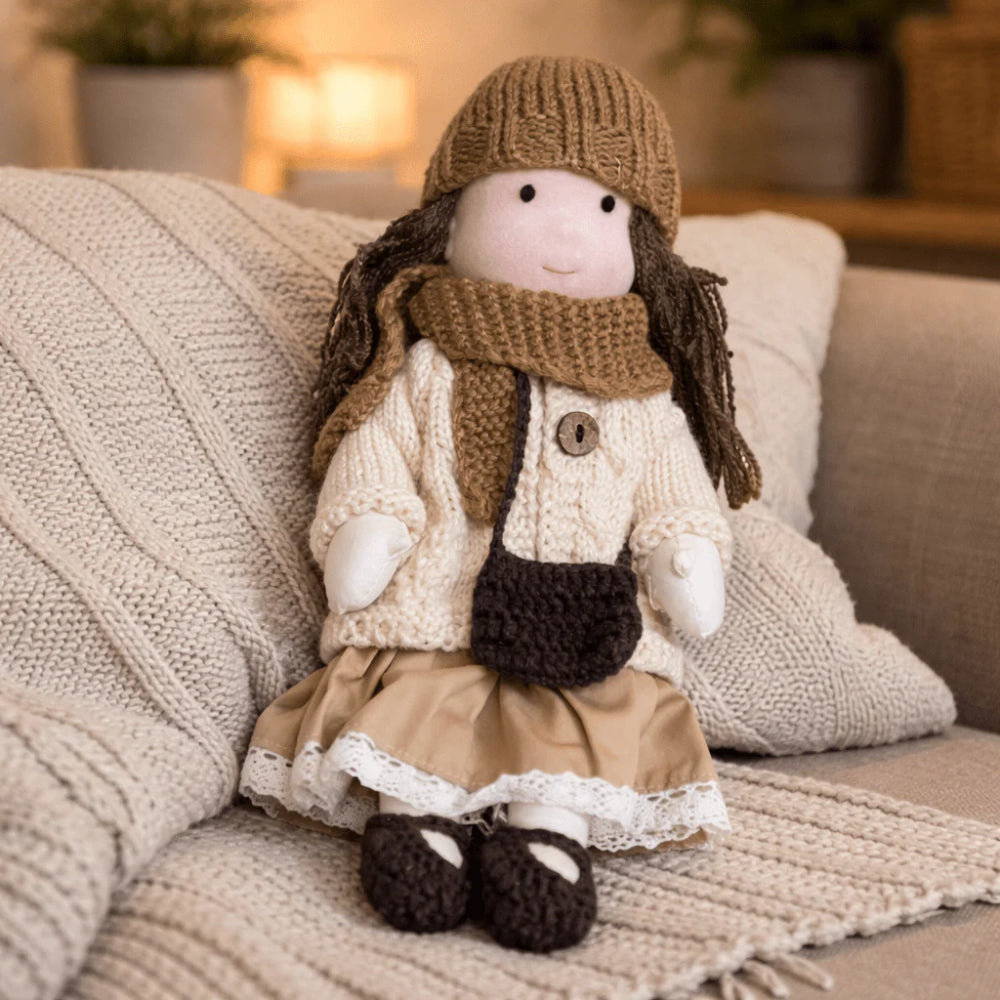 Kids Doll Toy Baby Doll Handmade Play Companion Gift Toy