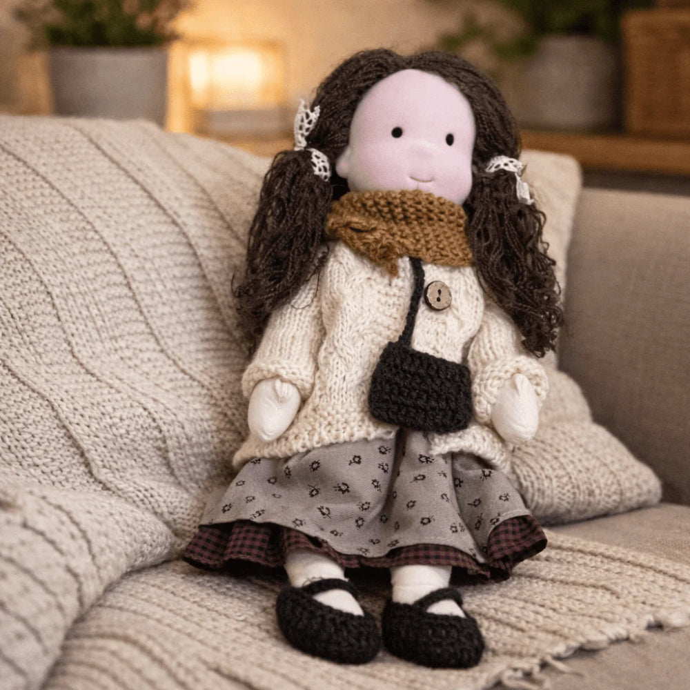 Kids Doll Toy Baby Doll Handmade Play Companion Gift Toy